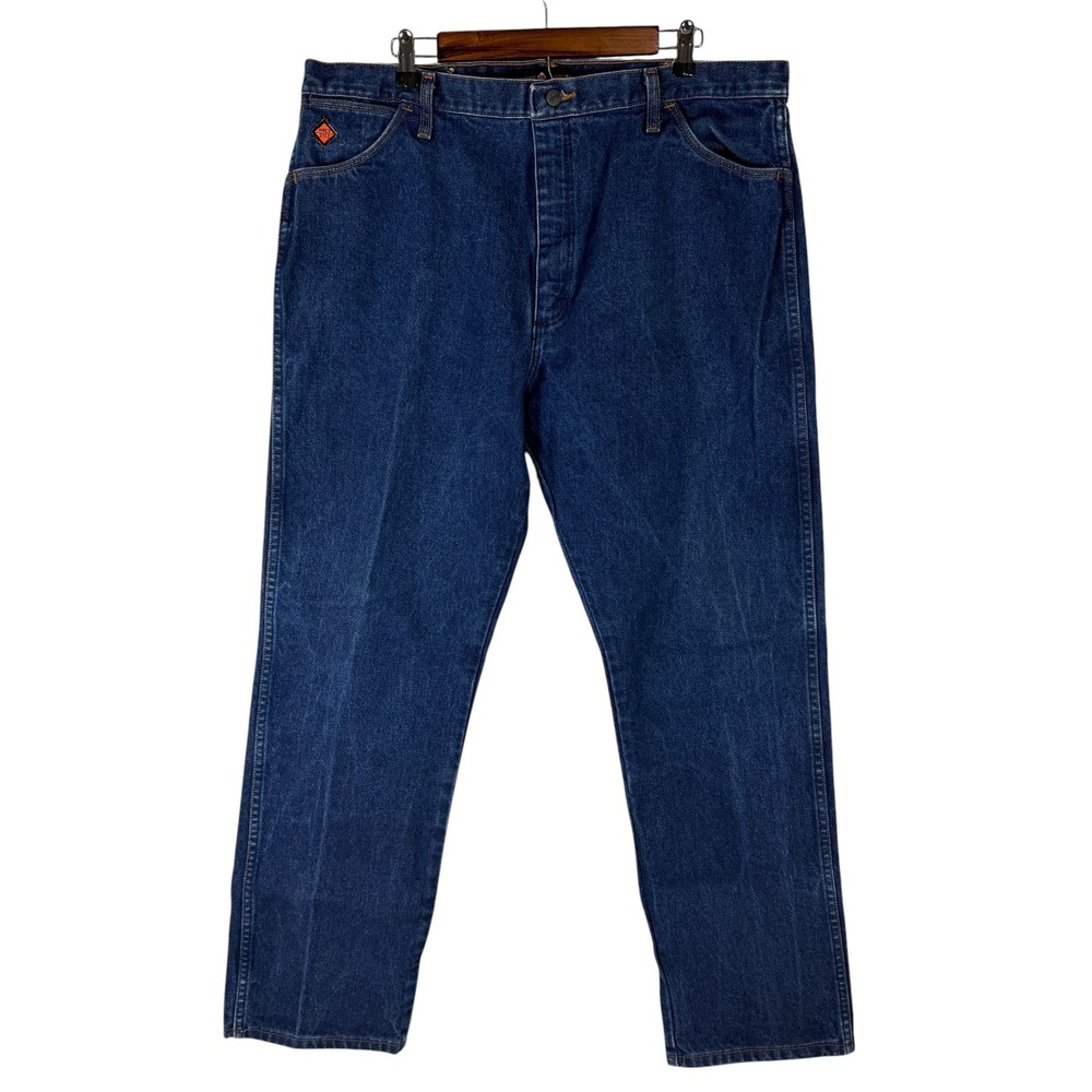 Wrangler FR 13MWZ Flame Resistant Cowboy Cut Jeans Men's 40x32 Indigo HRC2 2112